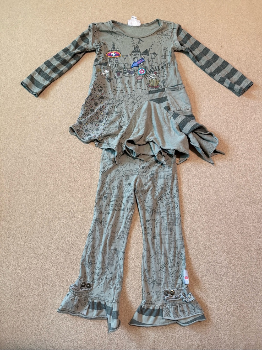 Naartjie Kids Matching Outfit, Size XS / 3T